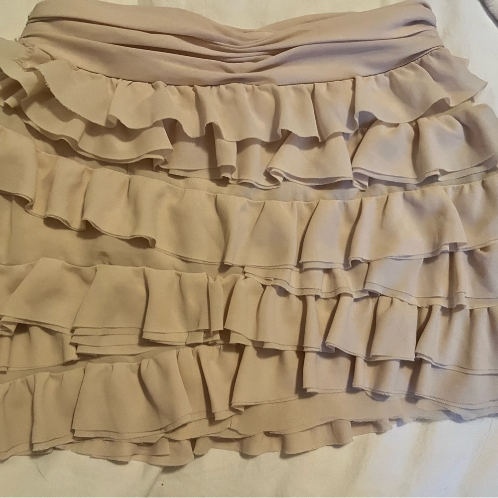 gorgeous vintage ruffle skirt coquette